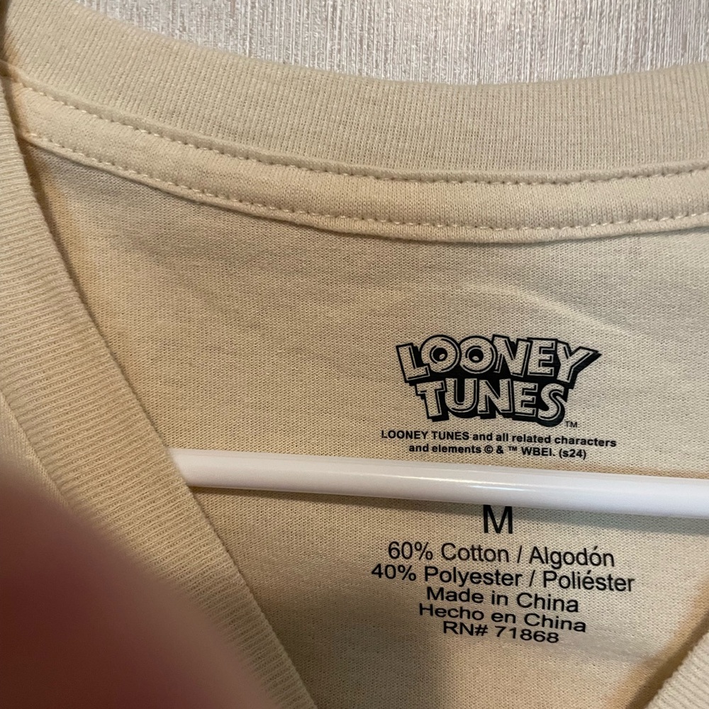 Warner Bros. Looney Tunes Cream Tee - Picture 3 of 5